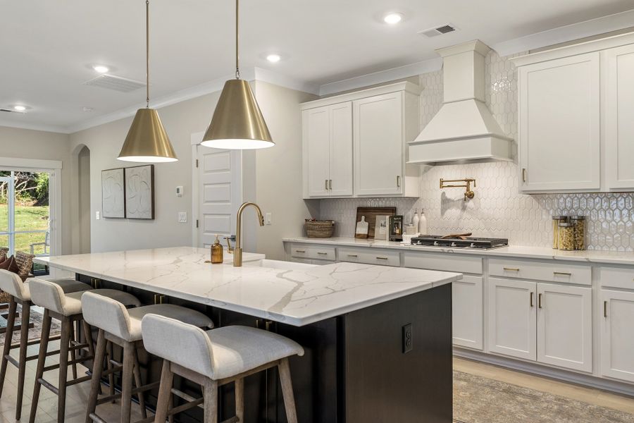 Furnished interior in a model home at South Park in Piedmont (Image 4).