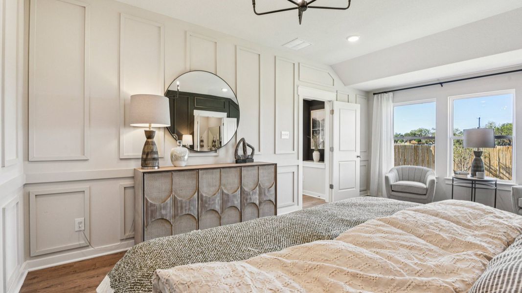 Furnished interior in a model home at Prairie Green in Converse (Image 35). Furnished interior in a model home at Prairie Green in Converse (Image 35).