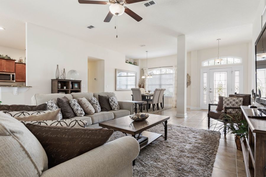 Furnished interior in a model home at Palm Coast in Palm Coast (Image 16).
