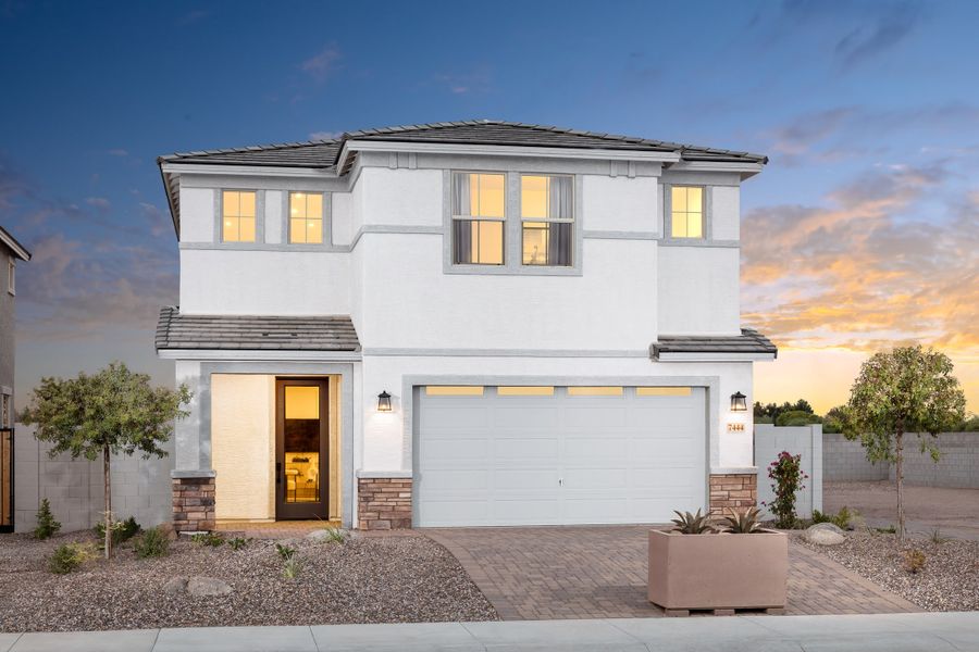 Front exterior of a home in the Bethany Grove community, located in Glendale, AZ (Image 3).