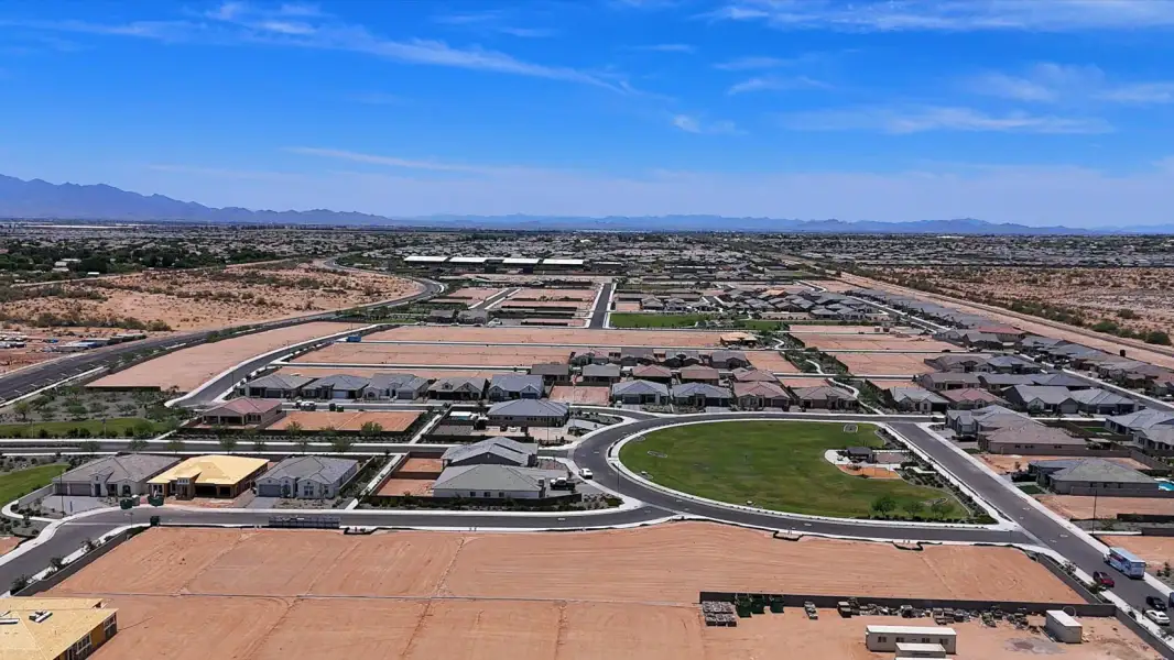 Aerial view of the Windrose community in Waddell, AZ, showing layout and nearby surroundings (Image 6).