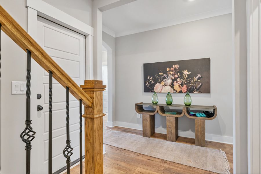 Furnished interior in a model home at The Meadows at Midway in Anderson (Image 6). Furnished interior in a model home at The Meadows at Midway in Anderson (Image 6).