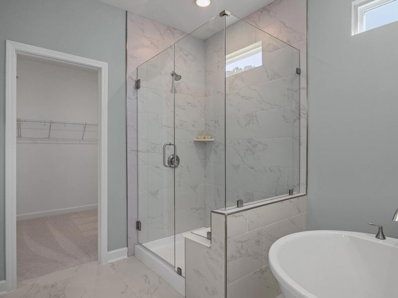 Furnished interior in a model home at Sage on North Main in Wake Forest (Image 19). Furnished interior in a model home at Sage on North Main in Wake Forest (Image 19).