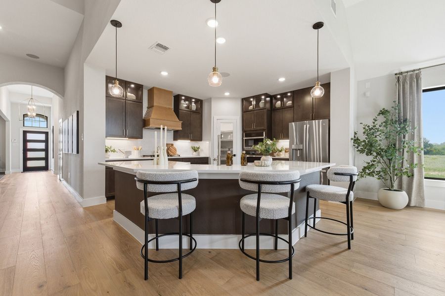 Furnished interior in a model home at Hickory Ridge Estates in Elmendorf (Image 16).