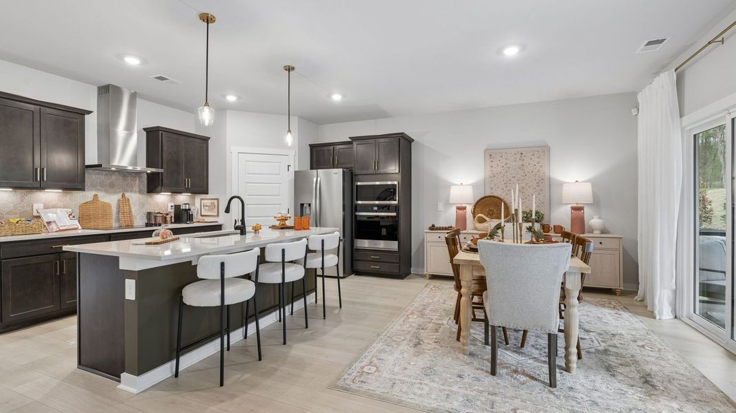 Furnished interior in a model home at Reserve at Hickory Ridge in Columbia (Image 24).