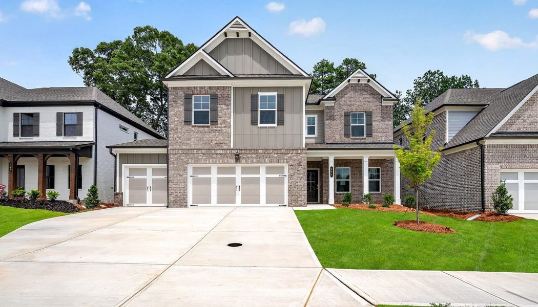 Front exterior of a home in the Fowler Farms community, located in Auburn, GA (Image 20).