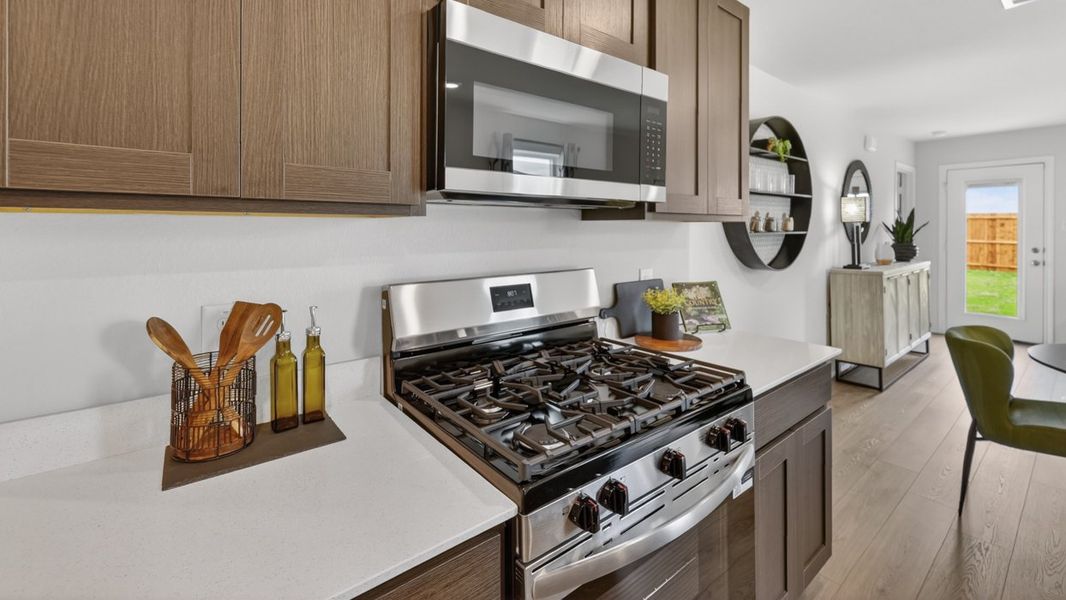 Furnished interior in a model home at The Hills of Sherman in Sherman (Image 40).