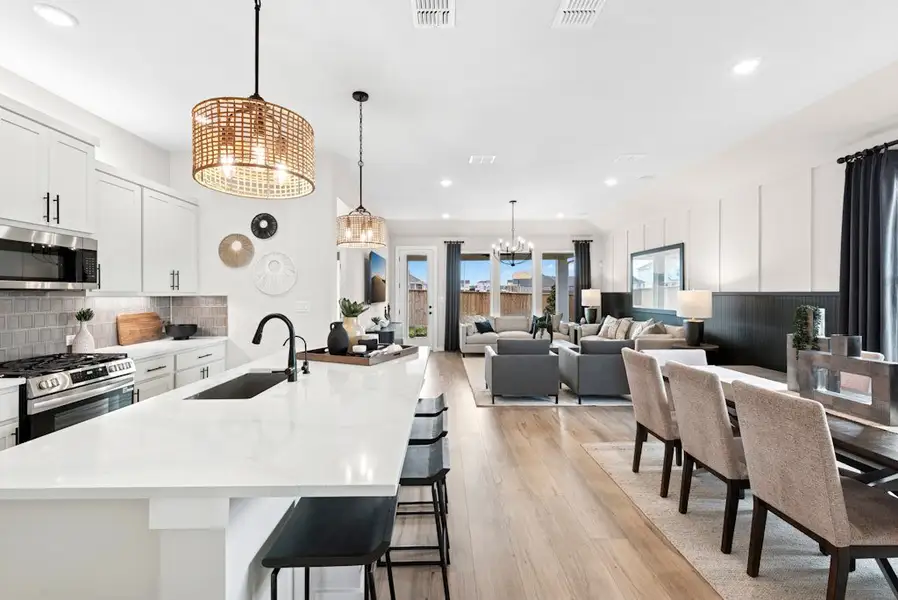 Furnished interior in a model home at Mayfair in New Braunfels (Image 7).