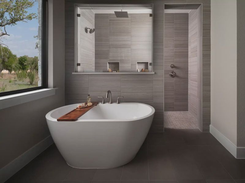 Furnished interior in a model home at The Grove at Blackhawk in Pflugerville (Image 21). Furnished interior in a model home at The Grove at Blackhawk in Pflugerville (Image 21).