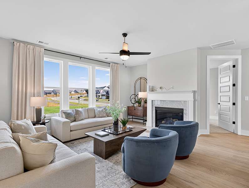 Furnished interior in a model home at Gardner Road in Stockbridge (Image 4). Furnished interior in a model home at Gardner Road in Stockbridge (Image 4).