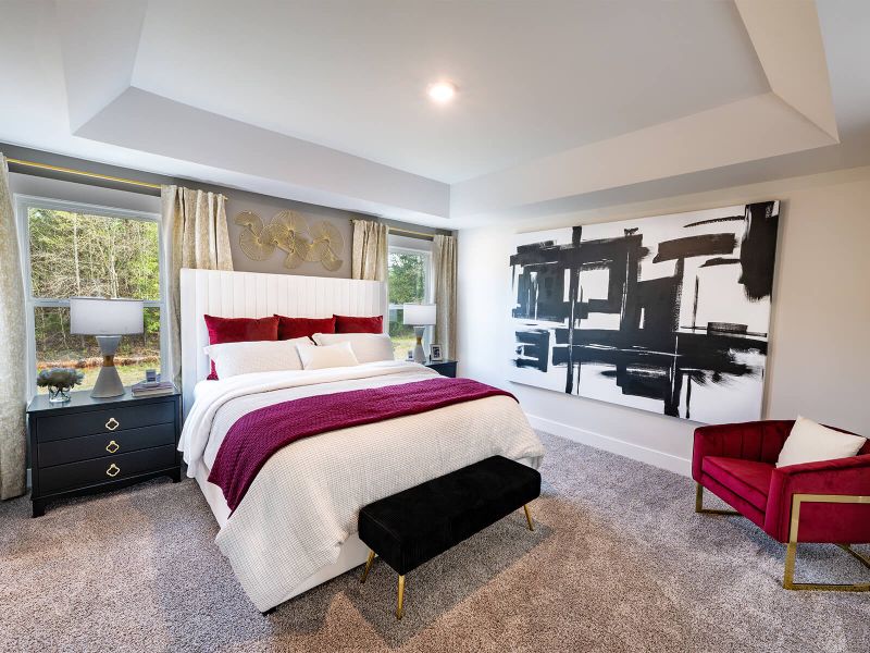 Jamestown floorplan at Chestnut Grove in Greer, SC.