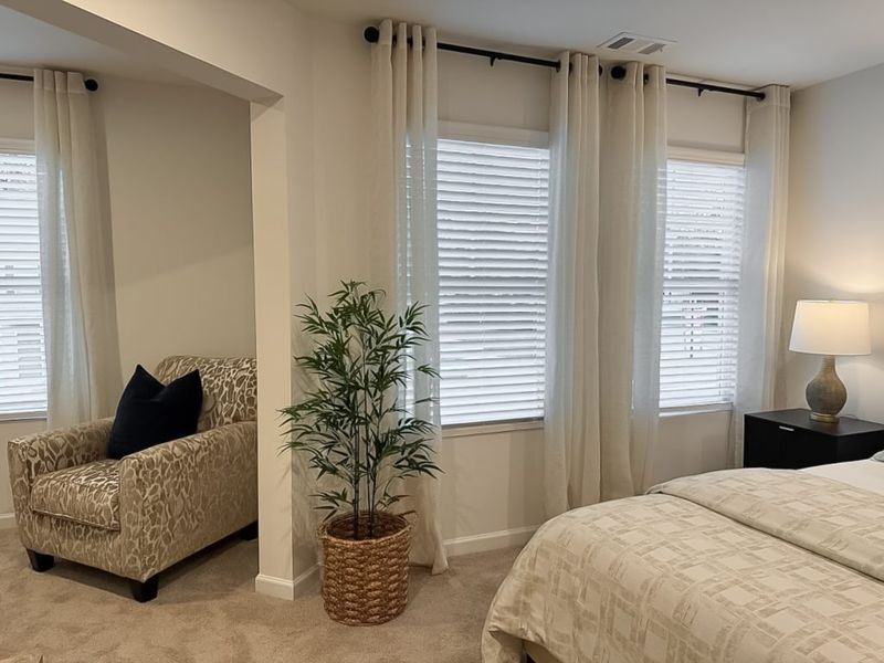 Furnished interior in a model home at Village Green in Adairsville (Image 21).