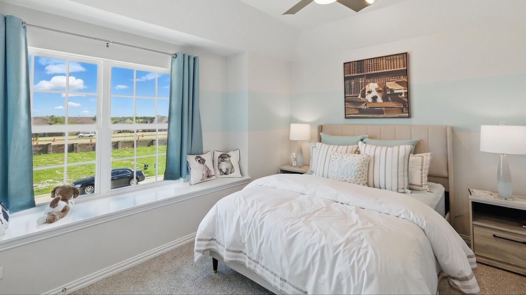 Furnished interior in a model home at Westside Preserve Premier in Midlothian (Image 26).