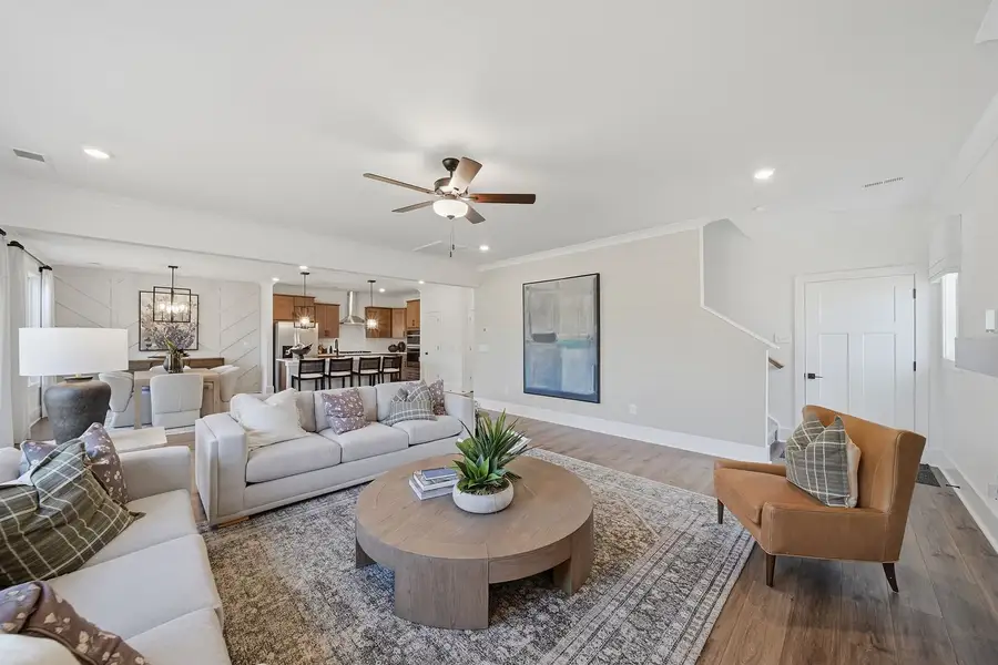 Open concept floor plans
