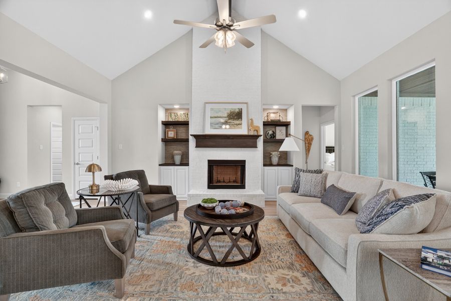 Furnished interior in a model home at Terra Vista Estates in Springtown (Image 35).