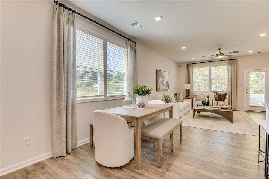 Enjoy everyday meals and memorable moments in the dining area Enjoy everyday meals and memorable moments in the dining area