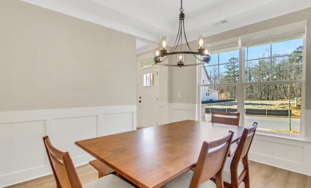 Furnished interior in a model home at Marble Tree in Ball Ground (Image 6).