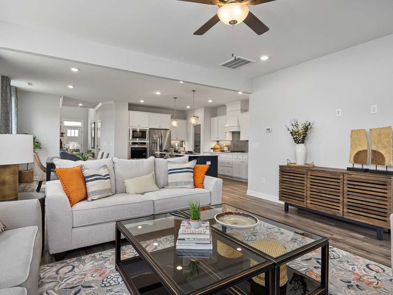 Furnished interior in a model home at Gregory Village in Lillington (Image 37). Furnished interior in a model home at Gregory Village in Lillington (Image 37).