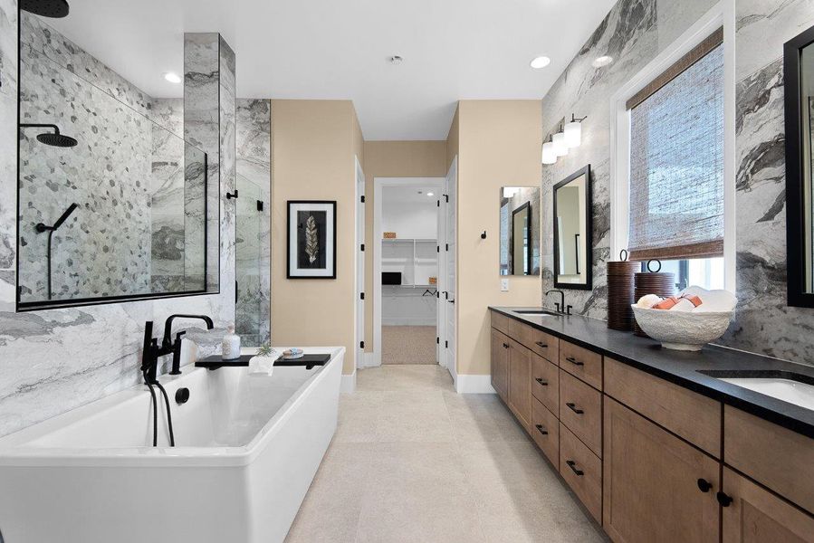 Furnished interior in a model home at Estates at Kings Ranch in Gold Canyon (Image 9).