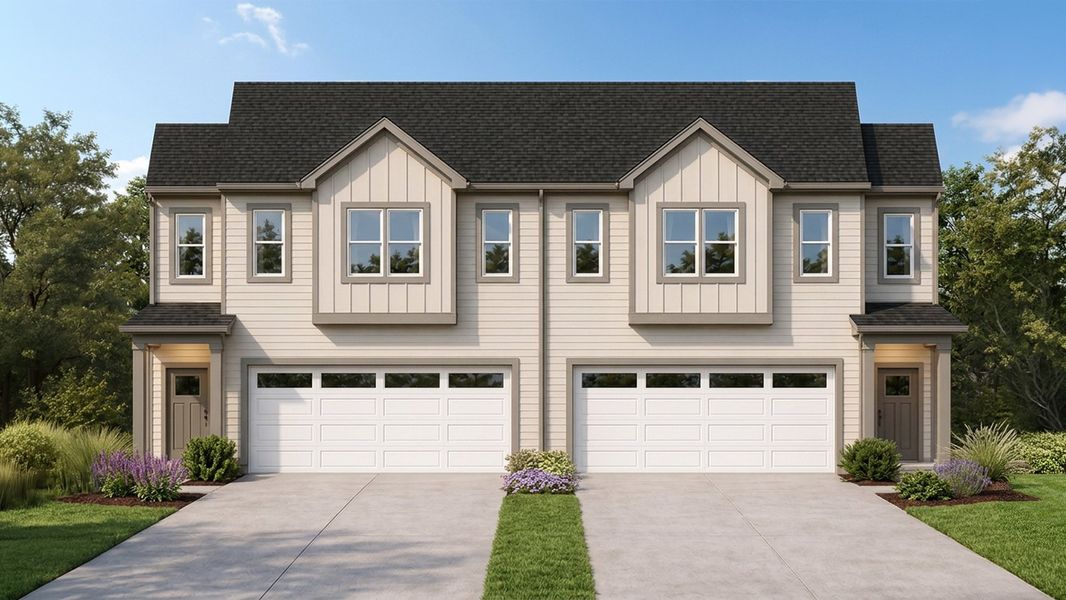 Front exterior of a home in the Charlotte New Homes community, located in Charlotte, NC (Image 8). Front exterior of a home in the Charlotte New Homes community, located in Charlotte, NC (Image 8).