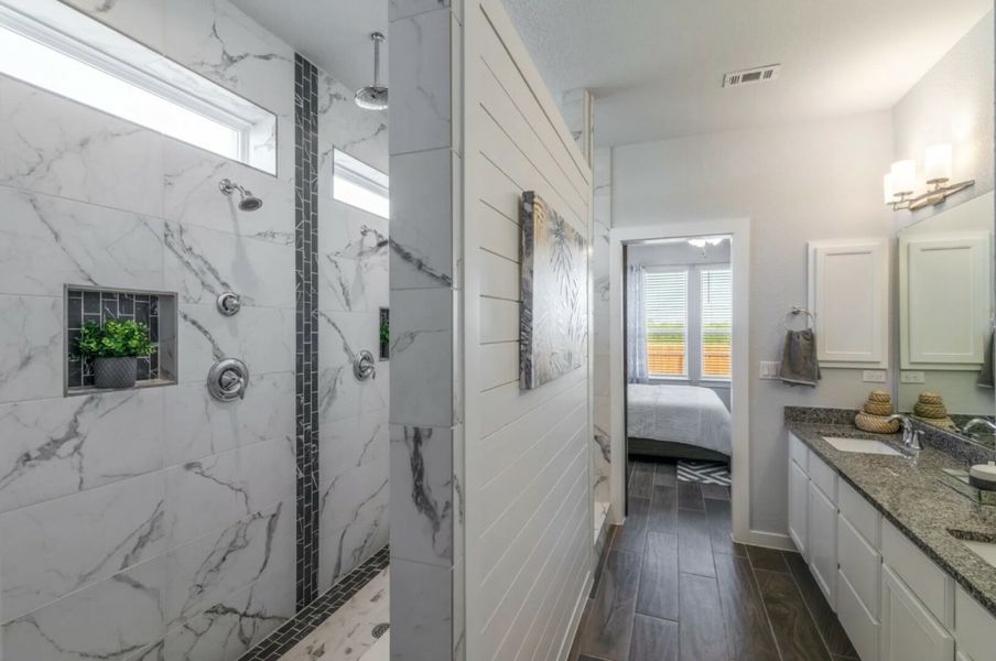 A showcase of a new construction home by MonDel Homes, highlighting their design and quality (Image 18).