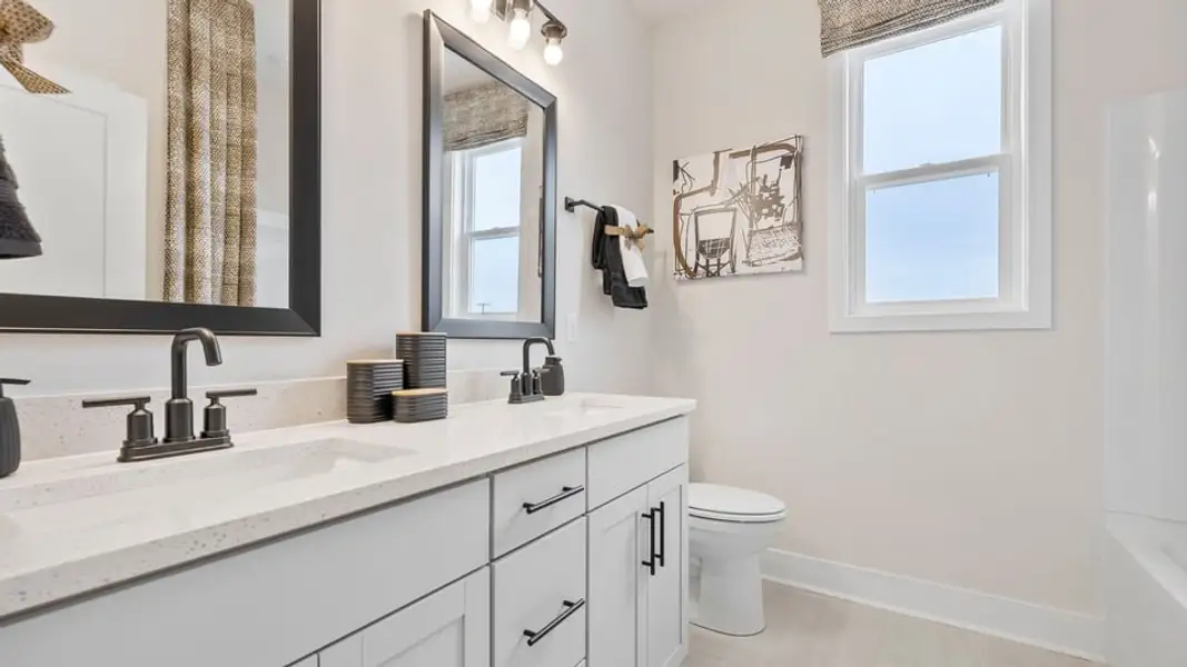 Furnished interior in a model home at Cottonwood Ridge in Piedmont (Image 8).