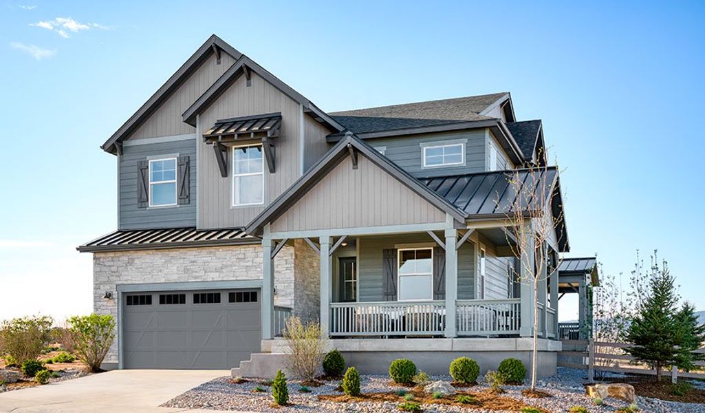 Front exterior of a home in the Skyline at Parkvale community, located in Littleton, CO (Image 2). Front exterior of a home in the Skyline at Parkvale community, located in Littleton, CO (Image 2).