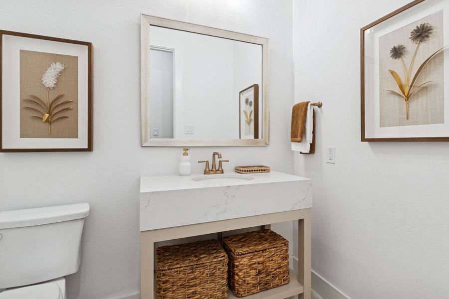 Plan 1640 Bathroom - Bella Casa Model Photo Plan 1640 Bathroom - Bella Casa Model Photo