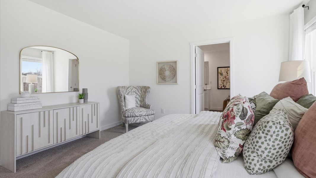 Furnished interior in a model home at Belhaven in Knoxville (Image 26).