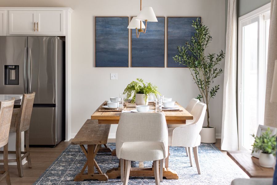 Furnished interior in a model home at Heritage at New Riverside in Bluffton (Image 14).