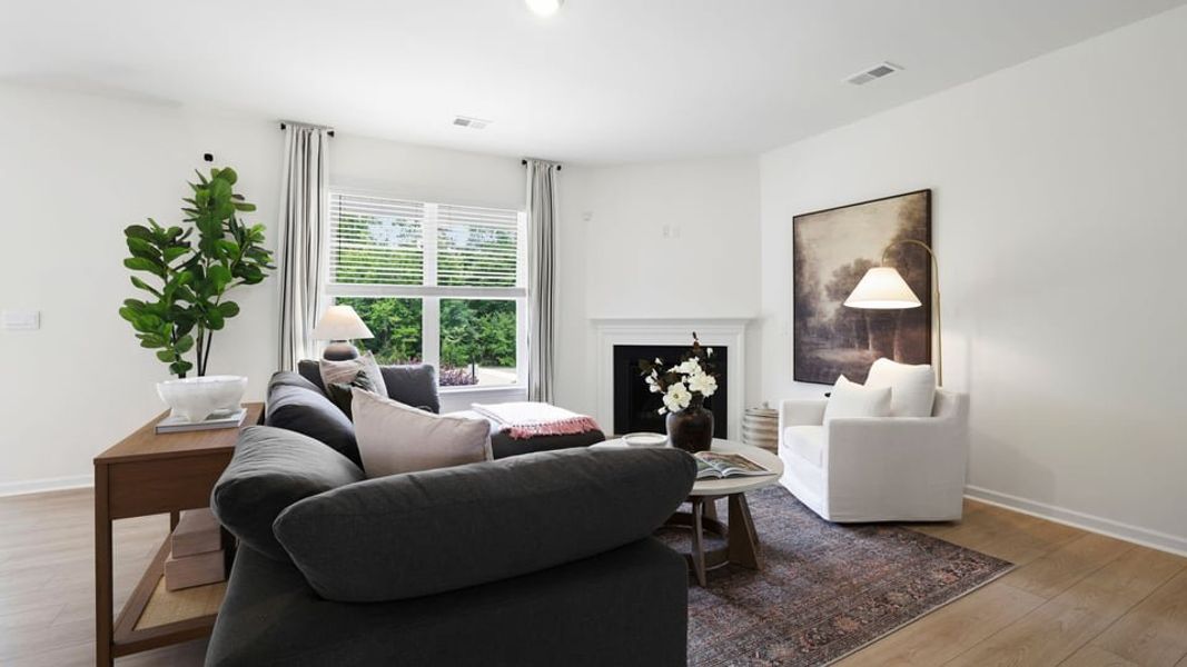 Furnished interior in a model home at Sherwood Gardens in Landrum (Image 21).