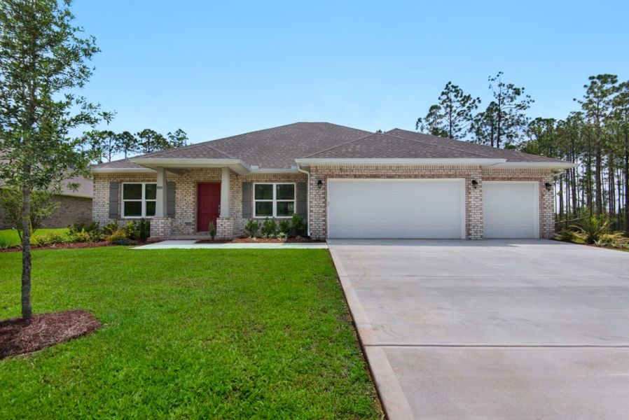 Front exterior of a home in the Windswept Estates community, located in Freeport, FL (Image 14). Front exterior of a home in the Windswept Estates community, located in Freeport, FL (Image 14).