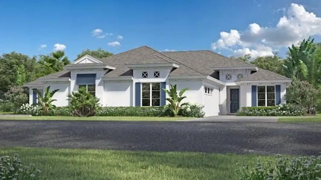 Front exterior of a home in the Lucaya Pointe community, located in Vero Beach, FL (Image 5).
