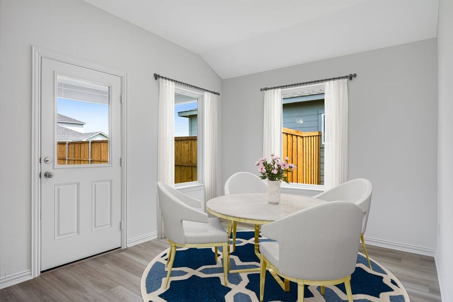 Furnished interior in a model home at River Ridge in Crandall (Image 40).