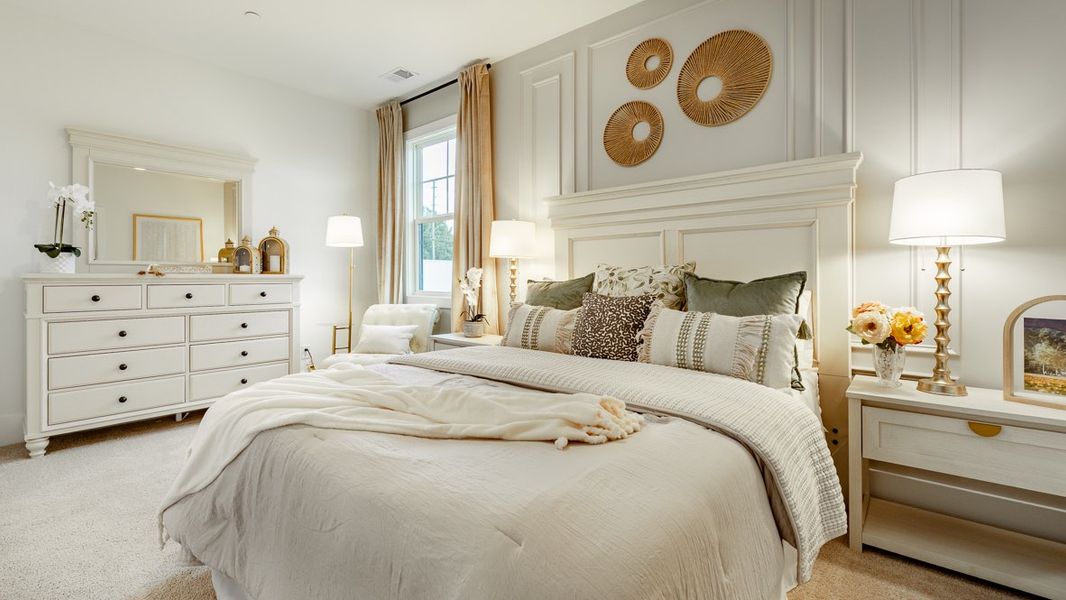 Furnished interior in a model home at The Village at Sandy Plains in Marietta (Image 27).