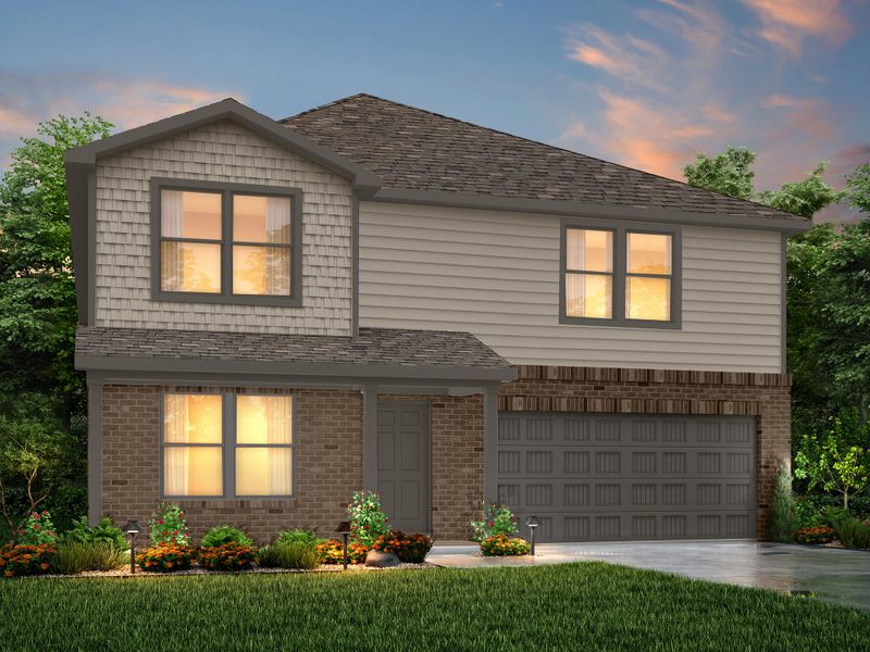 Front exterior of a home in the The Quarry community, located in Cuero, TX (Image 12).