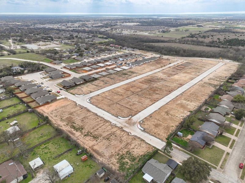 Site preparation and early development at Trail Creek in Cleburne, TX (Image 29).