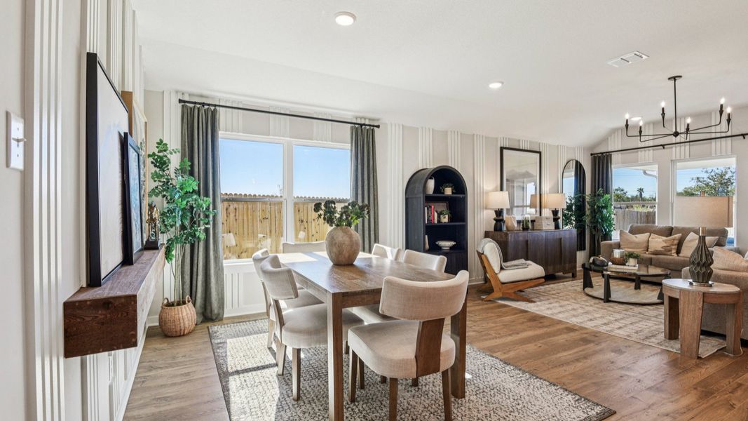 Casual dining area opens to the great room and has plenty of windows for natural light Casual dining area opens to the great room and has plenty of windows for natural light