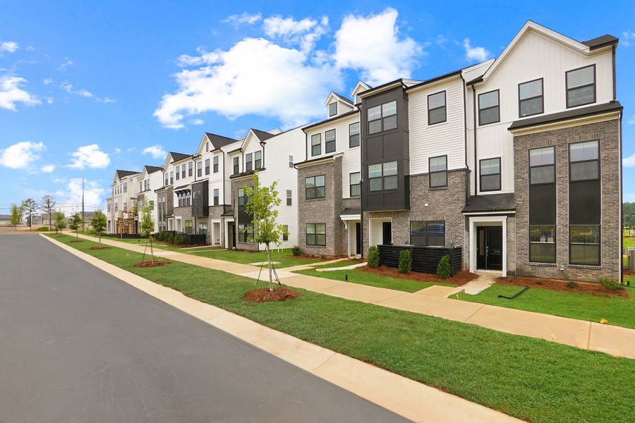 Front exterior of a home in the Nichols Landing community, located in Charlotte, NC (Image 25).