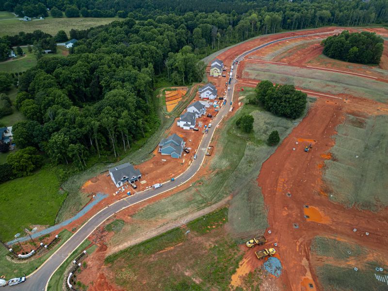 Site preparation and early development at Preserve at Mayes Meadow in Cornelius, NC (Image 20).