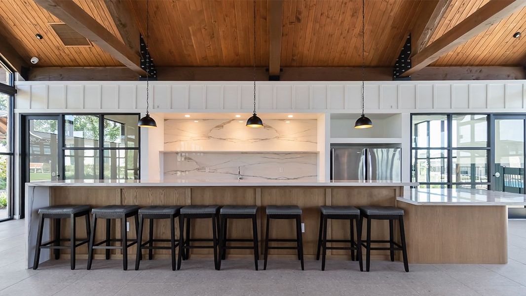 Furnished interior in a model home at Riverstone at Westpointe in San Antonio (Image 64).