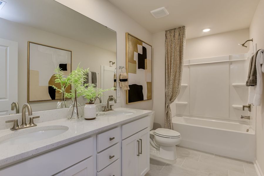 Spacious Secondary Bathroom