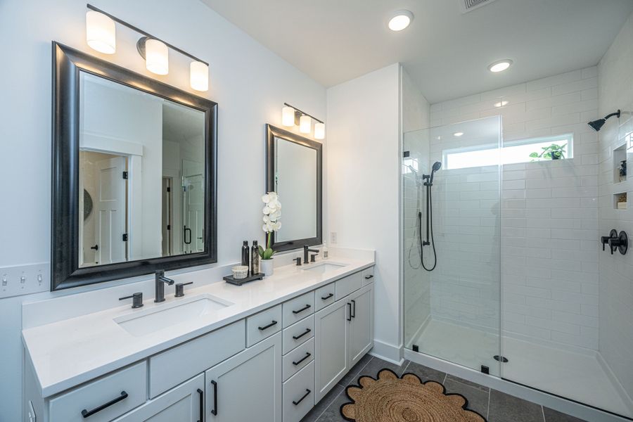 Furnished interior in a model home at Timothy Lakes in Ridgeville (Image 36).