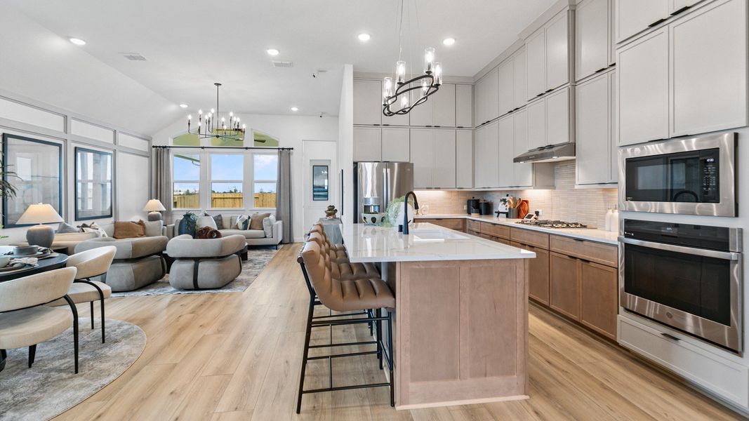 Furnished interior in a model home at Aldeana in Bonney (Image 19).