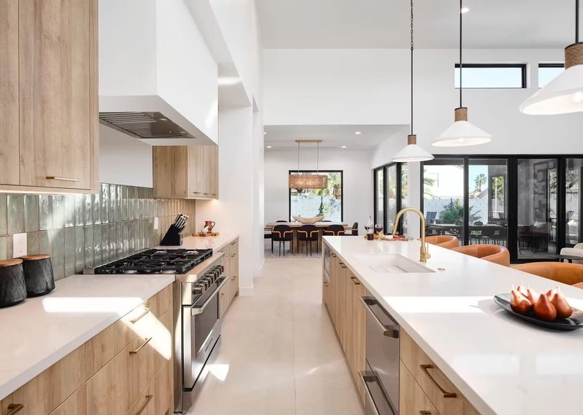 Furnished interior in a model home at True North Eight Estates in Scottsdale (Image 4). Furnished interior in a model home at True North Eight Estates in Scottsdale (Image 4).