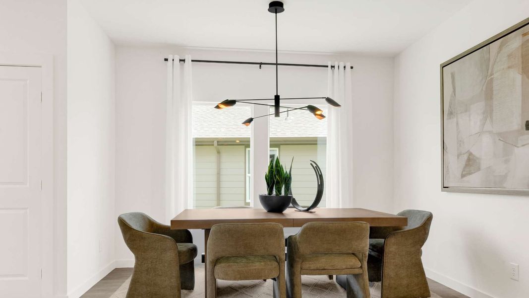 Furnished interior in a model home at Holly Ridge in Rosenberg (Image 9).