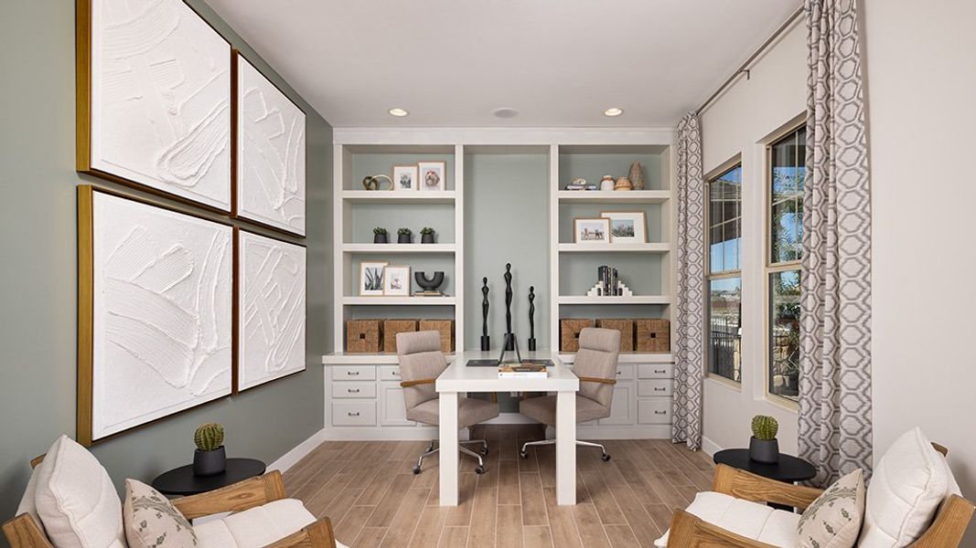 Furnished interior in a model home at Alamar in Avondale (Image 4).