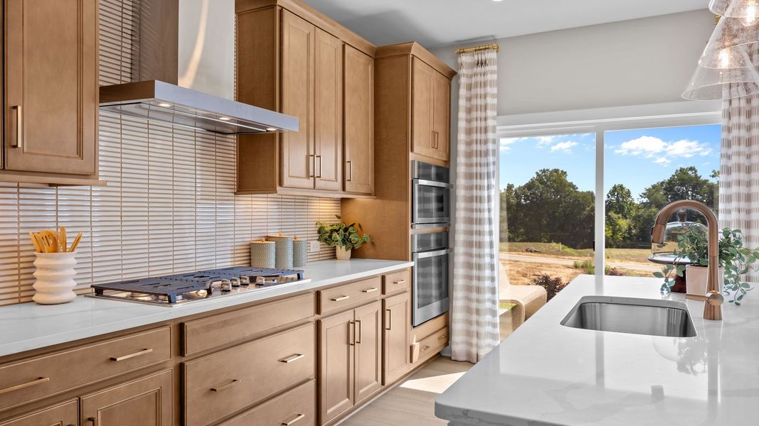 Furnished interior in a model home at Farms at Bellingham in Mooresville (Image 20).