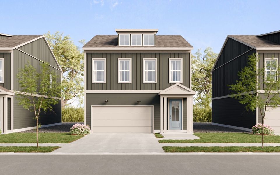 Front exterior of a home in the Chastain community, located in Ooltewah, TN (Image 15). Front exterior of a home in the Chastain community, located in Ooltewah, TN (Image 15).