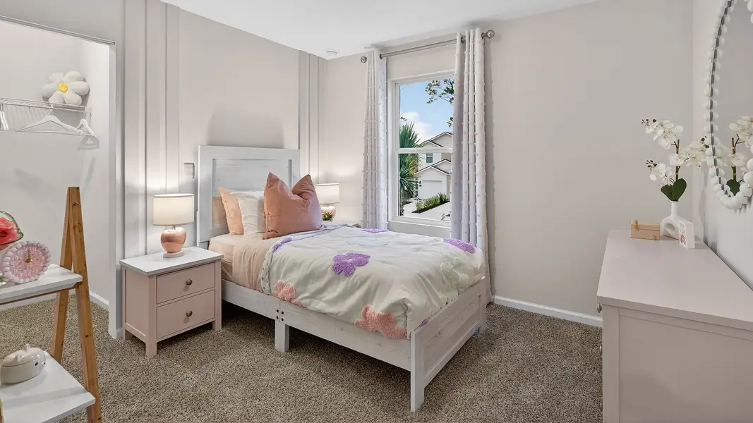 Furnished interior in a model home at Hansen Creek in Jacksonville (Image 14).
